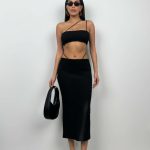 Strapless Top Midi Skirt