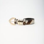 BELT- - Animal Print - Camel  - Black - Burgundy