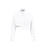 Crop Shirt Gold Detailed sleeves - Image 5