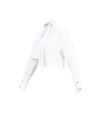 Crop Shirt Gold Detailed sleeves - Image 6