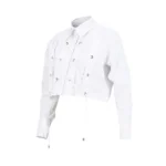 Crop Shirt Gold Detailed sleeves - Εικόνα 2