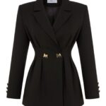 Suit Black Gold Buttons
