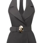 Maria Weist Coat & Trousers Grey Set