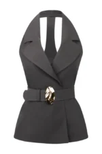 Maria Weist Coat & Trousers Grey Set