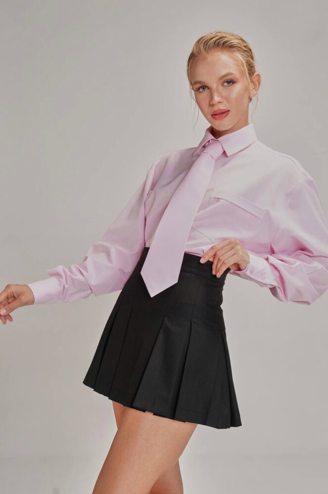 Screenshot Shirt Crop Tie Design - Image 1