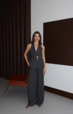Maria Weist Coat & Trousers Grey Set - Εικόνα 3