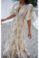 BUTTER BLOSSOM LONG DRESS
