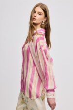 STRIPPED PINK SHIRT - Εικόνα 3