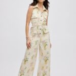 BUTTER BLOSSOM JEAN JUMPSUIT