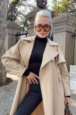 Masca Beige Trench - Εικόνα 3