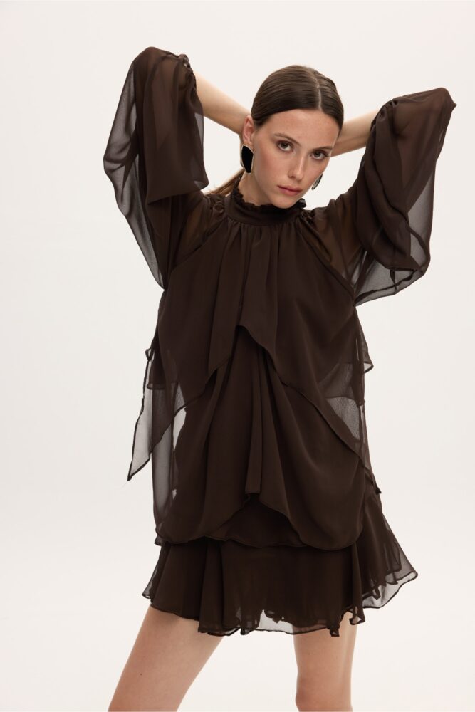 CIEL pre fall 2645496-1800x2700 MELANIE DRESS BROWN - Εικόνα 1