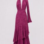 BLAIR MAGENTA LONG DRESS