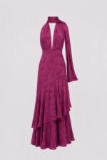 BLAIR MAGENTA LONG DRESS