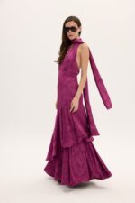 BLAIR MAGENTA LONG DRESS - Εικόνα 6